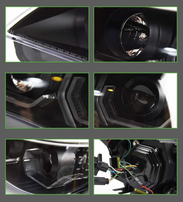 tuningowe NOWE lampy przednie lampa przód BMW E60 E61 M5 2003 - 2010 WYPRZEDAŻ