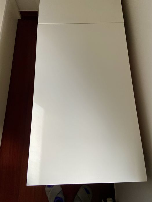 Cómoda MALM com 3 gavetas branca