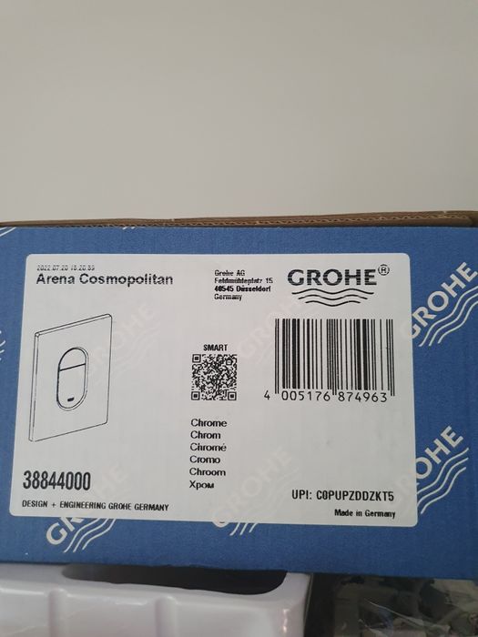 Przycisk Spłukujący GROHE ARENA chrom
COSMOPOLITAN PIONOWA
000
Przy