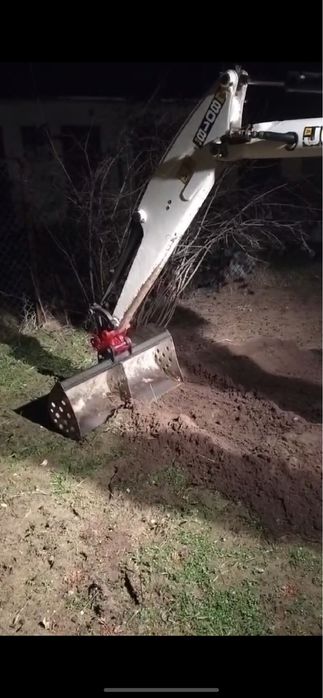 Usługi minikoparką 1,8t 100zł/h !!!