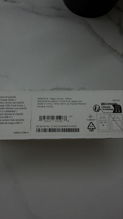 Миша Apple Magic Mouse USB-C White