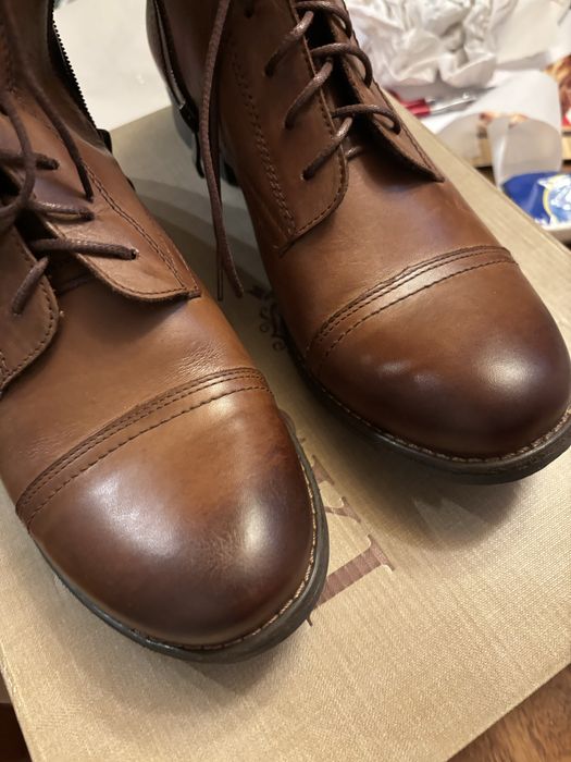 Buty Lasocki sznurowane botki sztyblety