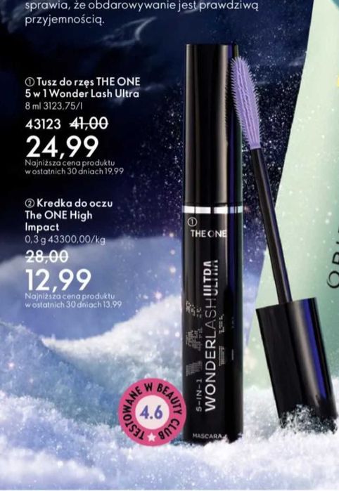 Tusz do rzęs oriflame