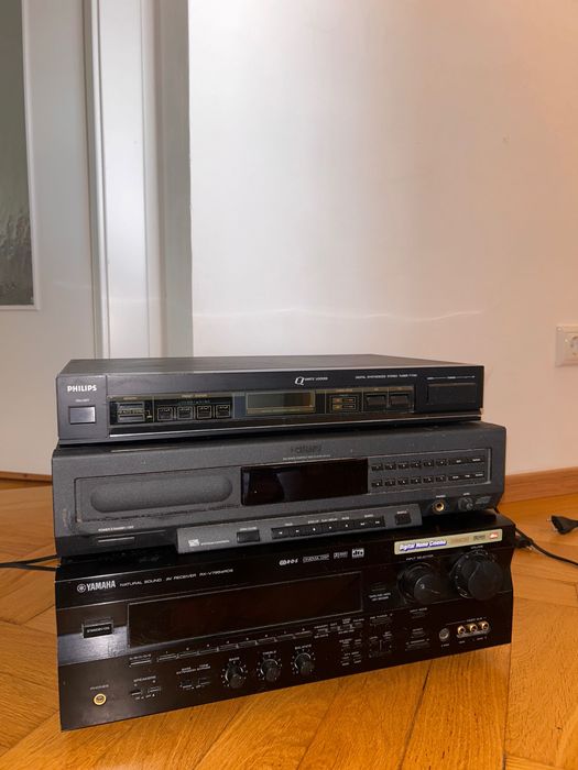 Tuner Philips FT561, Odtwarzacz CD Player Philips CD 910, Amplituner Yamaha rx-v795a
