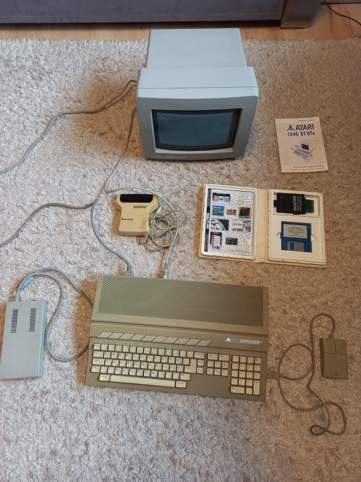 Komputer ATARI 1040 STe zestaw ORYGINAŁ Szczecin Centrum