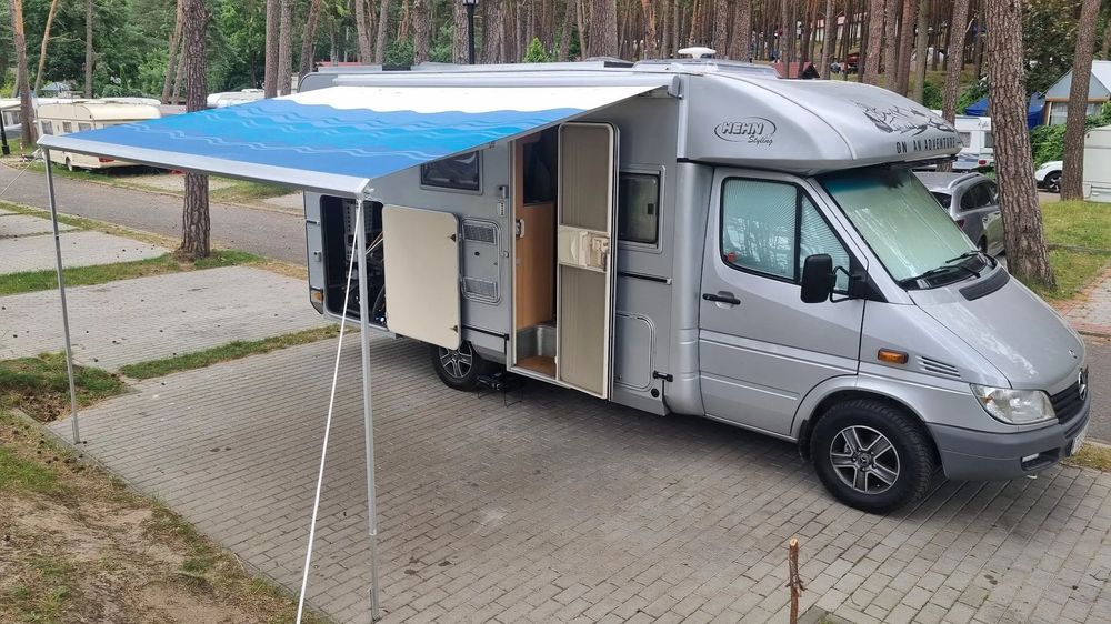 Mercedes-Benz 313 CDI  Sprinter Kamper PRZEBIEG 12 tys. km UNIKAT restomod jak NOWY