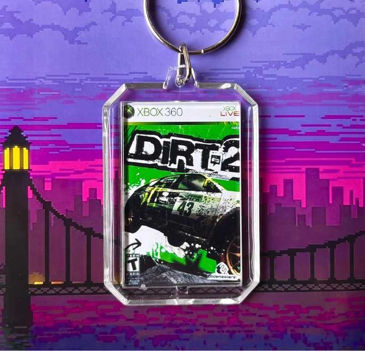 Brelok DiRT 2 - mini okładka gry Xbox 360