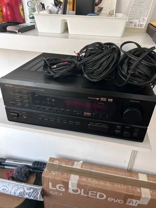 Denon AVR 1802 + Colunas Speakers