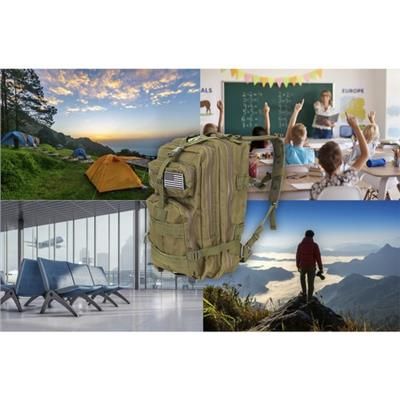 Plecak turystyczny militarny zielony mały 26l