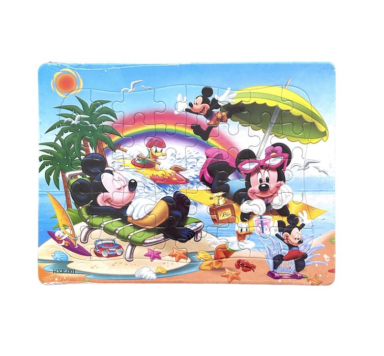 Myszka i przyjaciele puzzle + kolorowanka