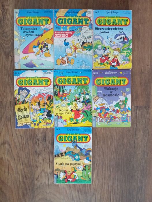 Gigant 7 szt 1992-94