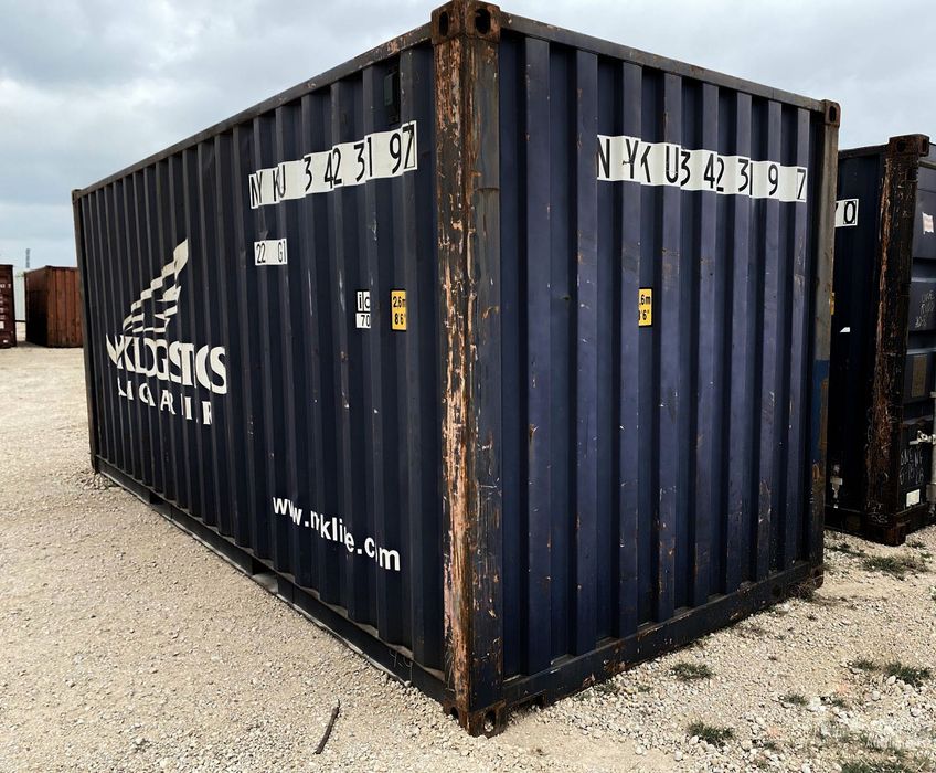 Kontener morski magazynowy 20DV, 6 metrowy + transport
