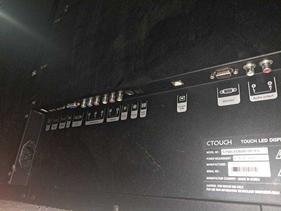 Monitor Ecran Display LED de * 60 polegadas * TOUCHSCREEN * CTOUCH Leddura MX Business