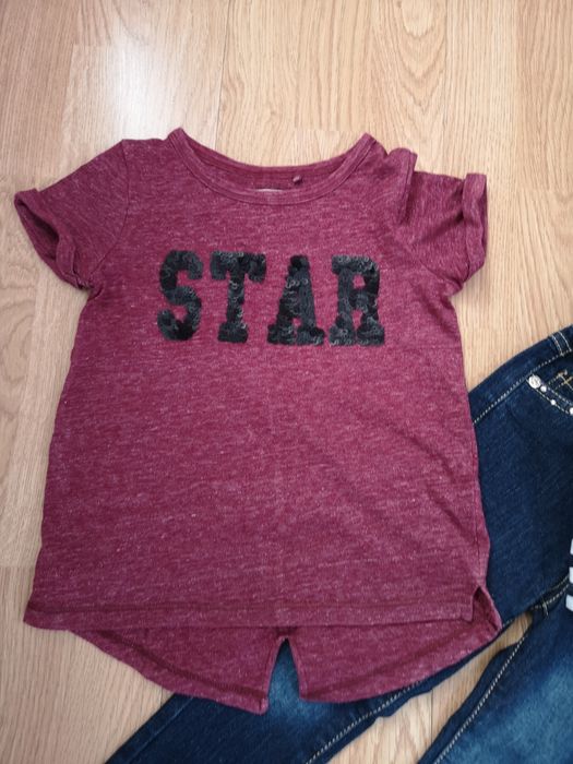 Komplet tshirty spodnie 104