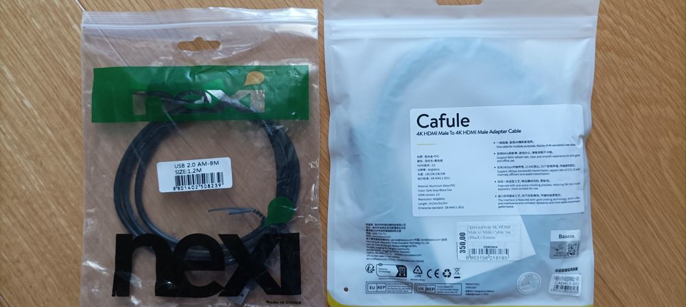 Дата кабель 4К HDMI, кабель для принтера.