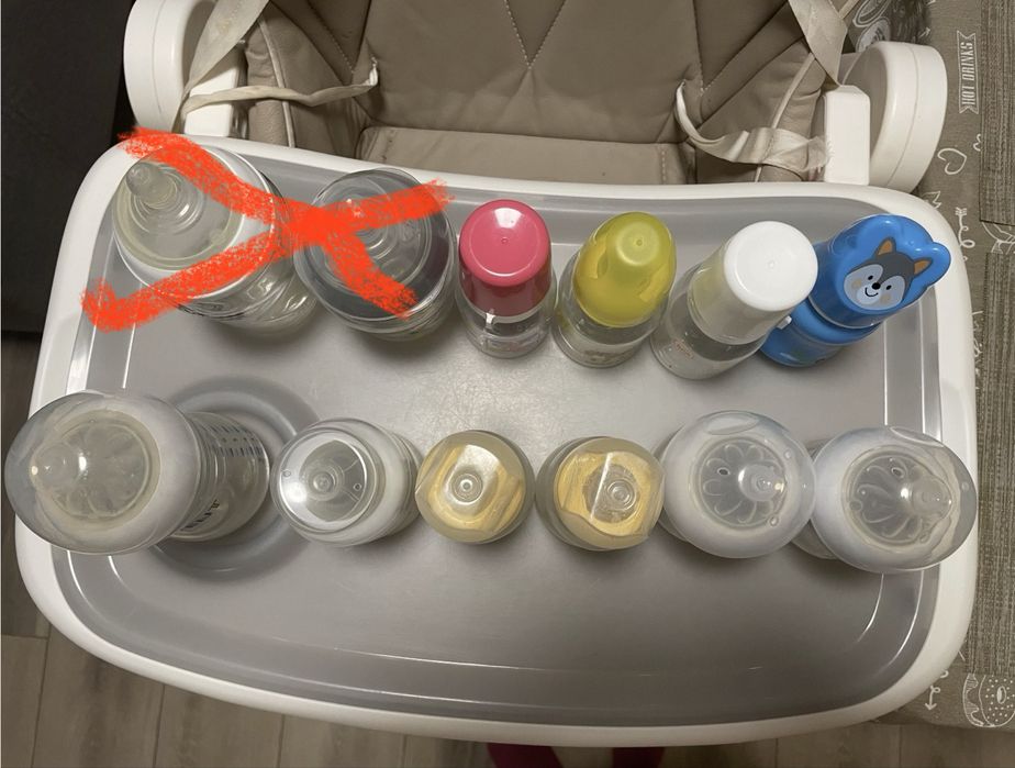 Пляшечки для годування Philips Avent, Canpol Babies, Tommee Tippee