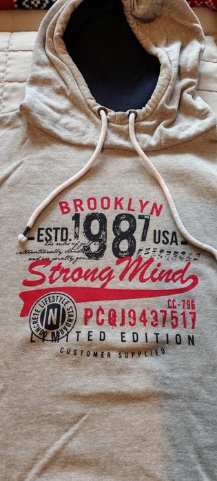 Męska bluza, jasno szara, stan idealny XL, Livergy