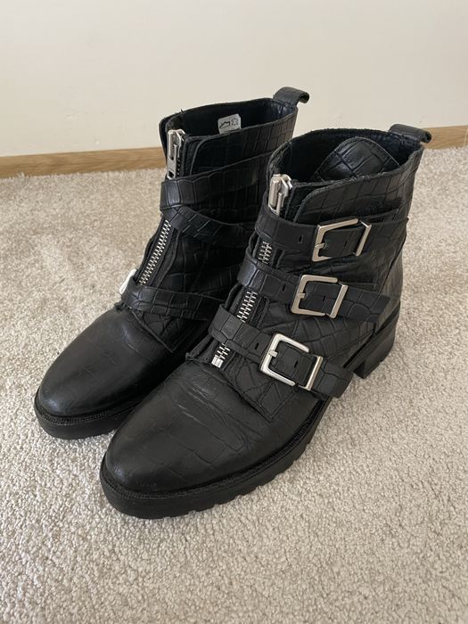 159 euro Manfield botki skorzane damskie premium skora
