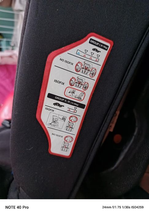 Fotelik lionelo sander isofix
