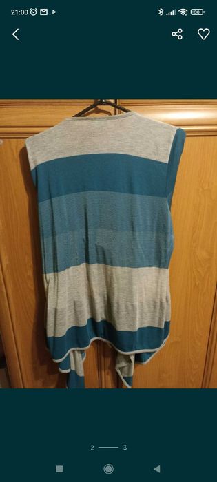 Kardigan turkusowy r. 46