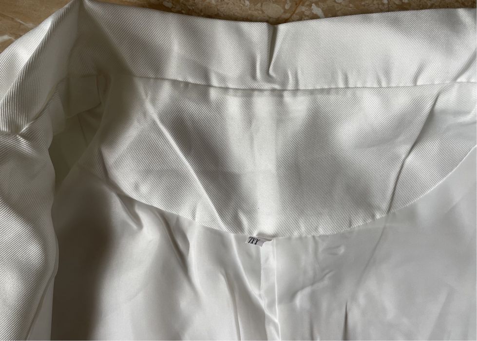 Casaco ou blazer branco (Hallo Susanne, tamanho XXL)