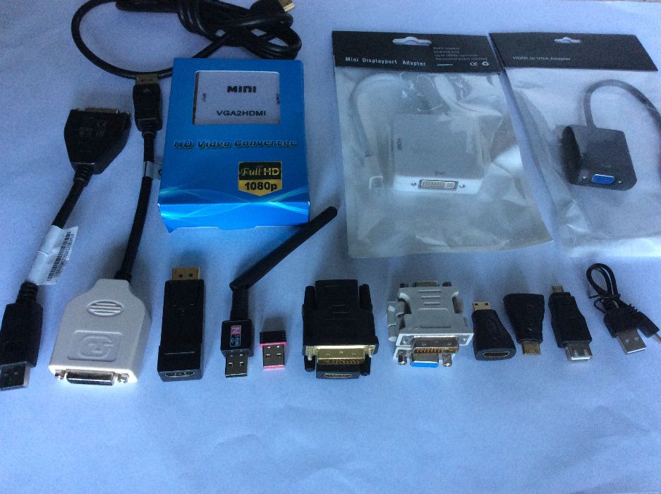 MHL HDMI VGA,HDMI DVI,cinch,HDMI miniHDMI,DisplayPort/hdmi,WiFi/USB..