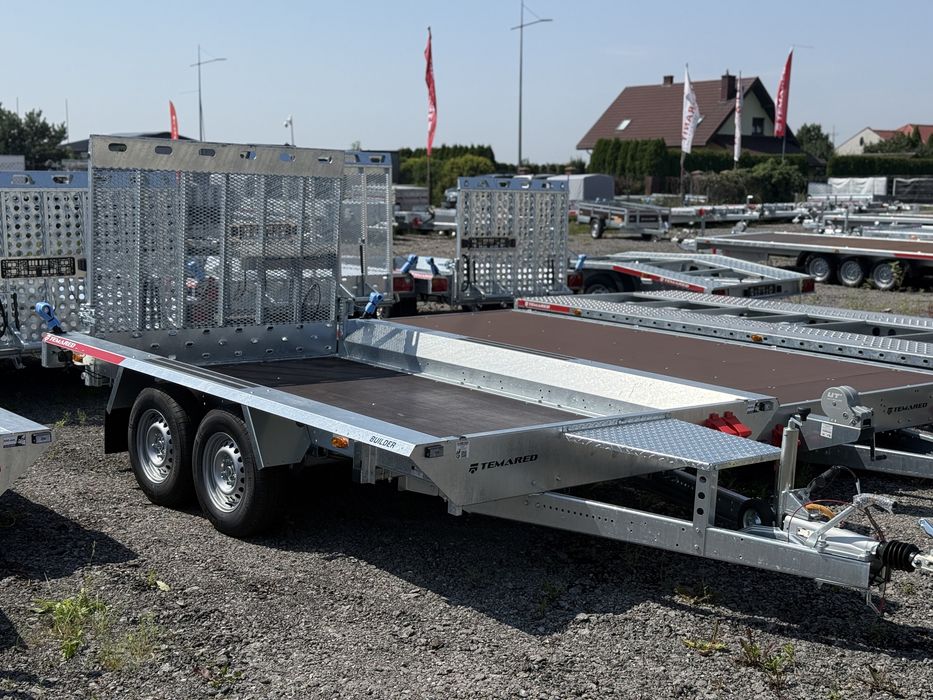 Przyczepa pod minikoparkę350x182 TEMARED BUILDER3518 DMC3.5T ŁADOWNOŚĆ:2840kg!