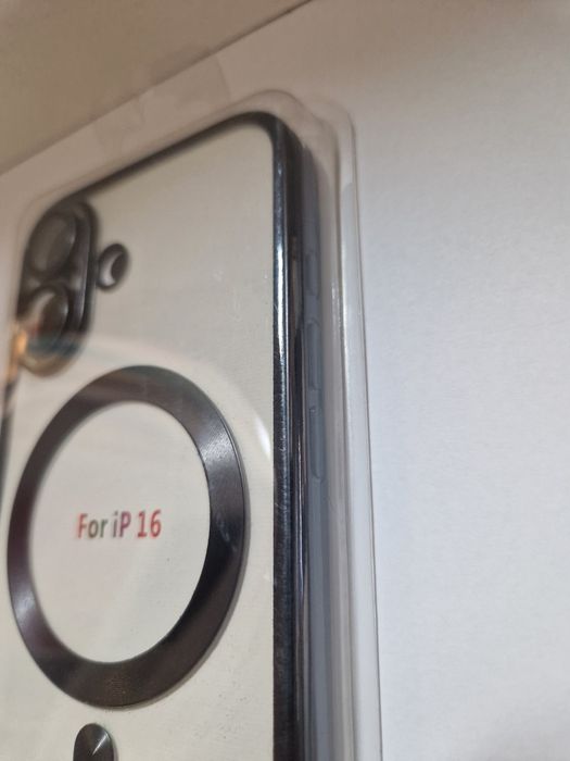 Metallic Magsafe Case do Iphone 16 Czarny