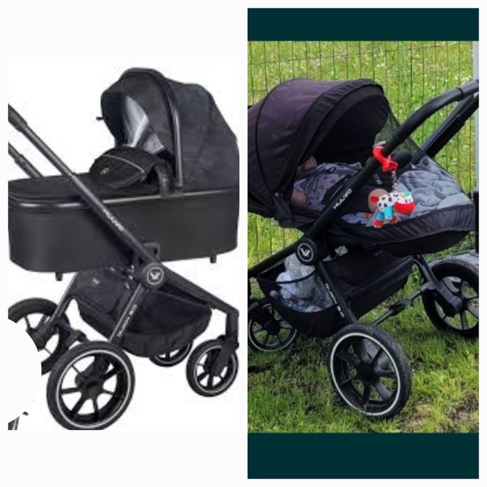 Jak nowy Wózek Muvvo Quick 2.0 Gondola, adaptery.