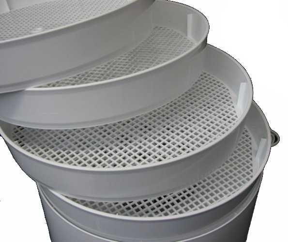 Suszarka spożywcza Niewiadów mocna 500W biała sita 5szt 5cm duża 14 l