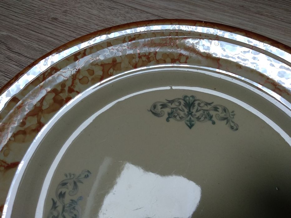 Zestaw do ciasta Talerzyki patera Tułowice porcelit