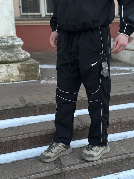 Штаны Найк мужские нейдоновые Спортивные штаны Найк черные Штаны Nike