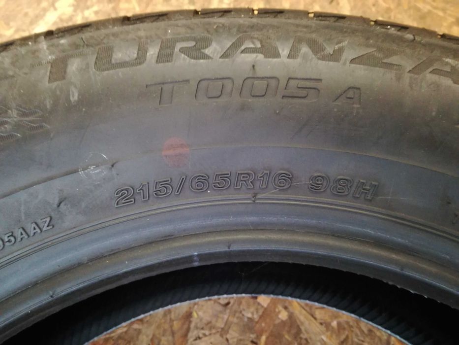 215/65R16 98H Bridgestone TURANZA T005A- 2 sztuki - opona letnia