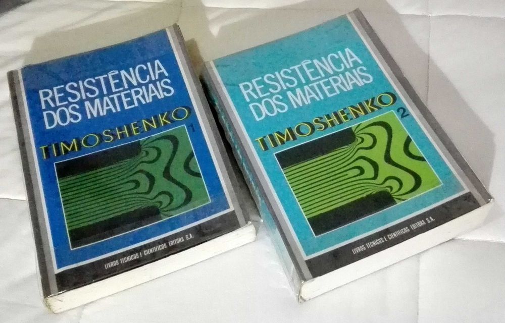 Livros Resistência dos Materiais - Volume 1 e 2