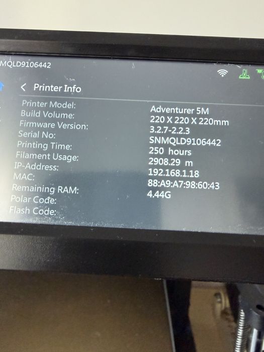 Drukarka 3d Flashforge adventurer 5m