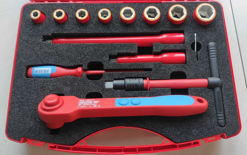 GEDORE VDE 1001 1000V – NOWY zestaw dla elektryka – OKAZJA
