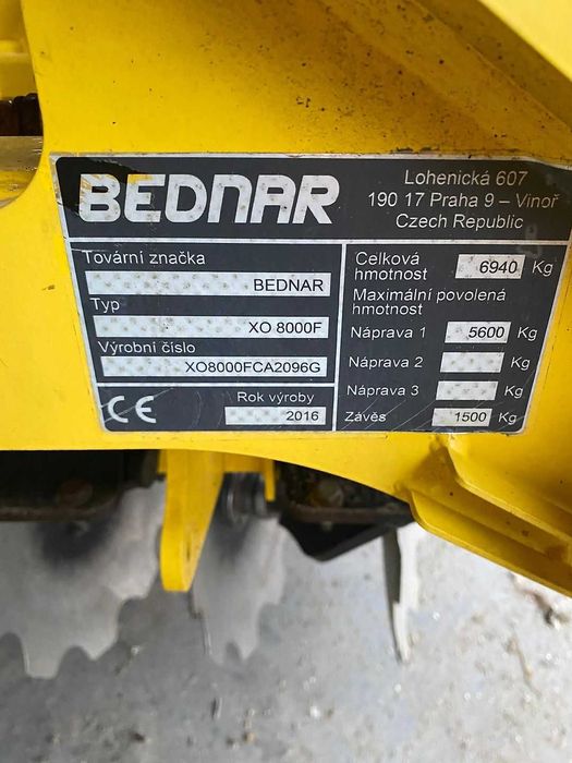 Дискова борона Bednar Swifterdisc 8 М.