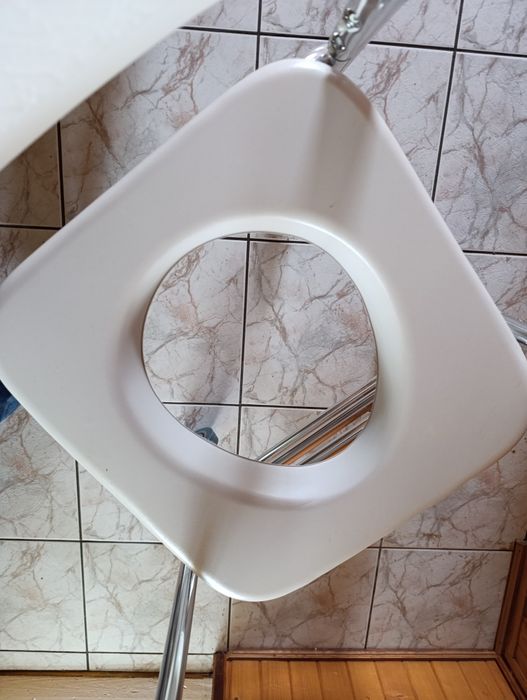 Wózek toaleta biały