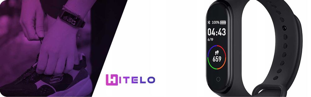 Smartwatch Opaska Zegarek Smartband Sportowa Kroki Tętno - OKAZJA