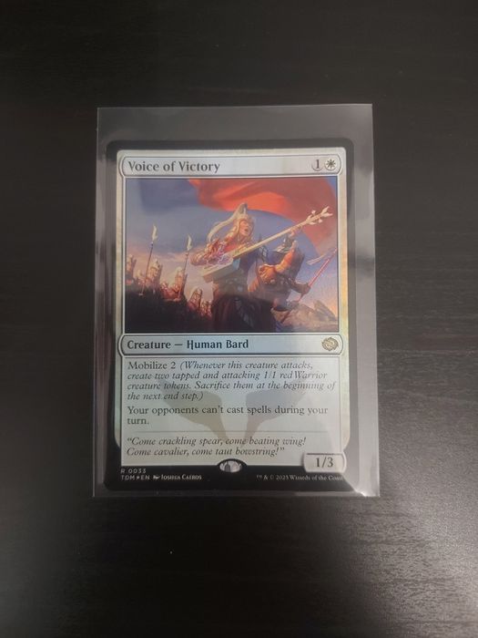 Voice of Victory - Foil NM - MtG