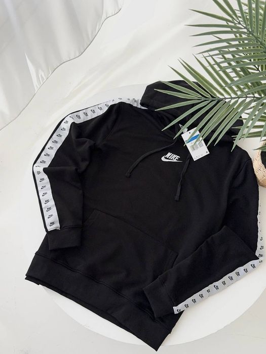 Спортивний костюм Nike на лампасах чорний/ чоловічий костюм найк тепли