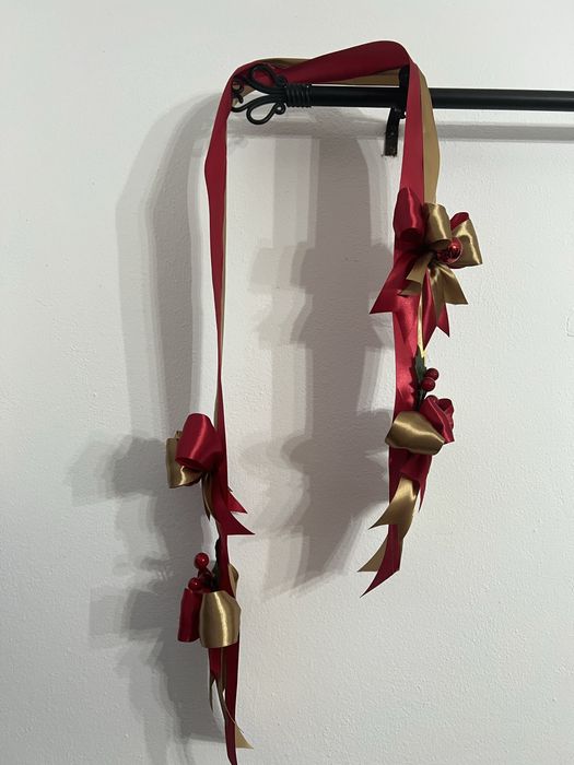 (Feito à Mão) Fita de Natal - Porta de entrada - Escapulário