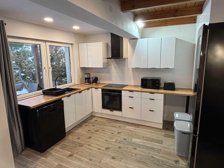 Domek z Pięknym Widokiem na Jezioro 8-10 Osób 4 Sypialnie Plaża Pomost