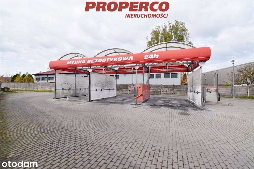 Działka z myjnia samochodową ok 1615m2, Jędrzejów