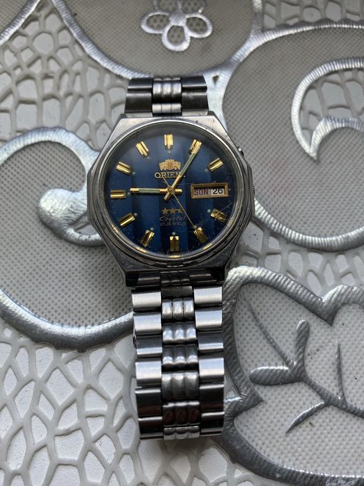 Винтажные японские часы Orient Crystal б/ у