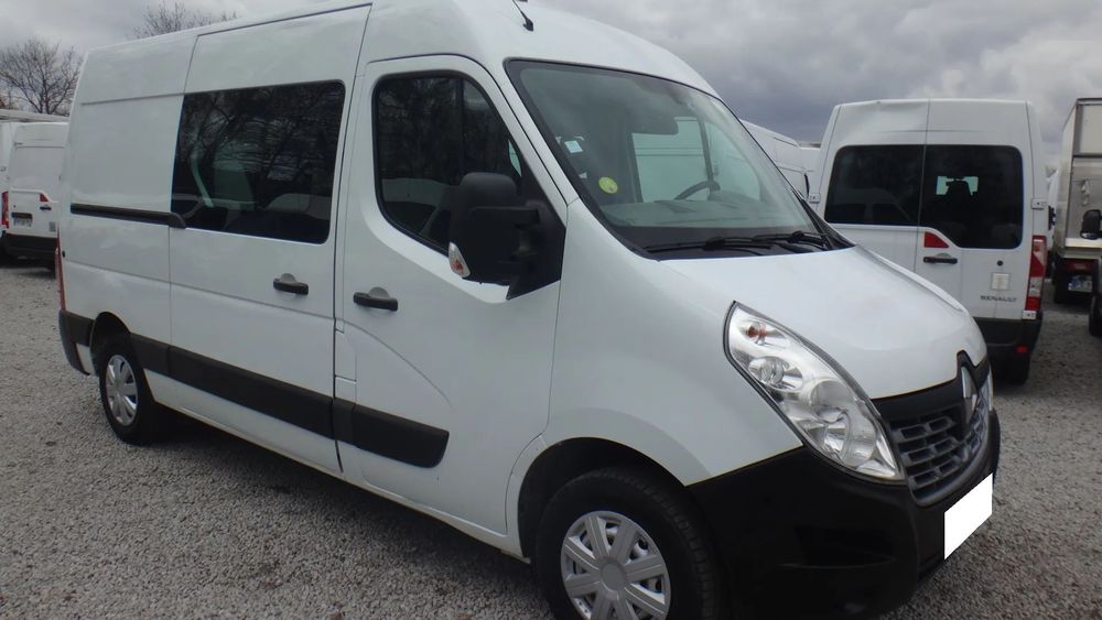 Renault Master  MASTER LIFT brygadówka doka dubel kabina 7-osób klima kamera regały
