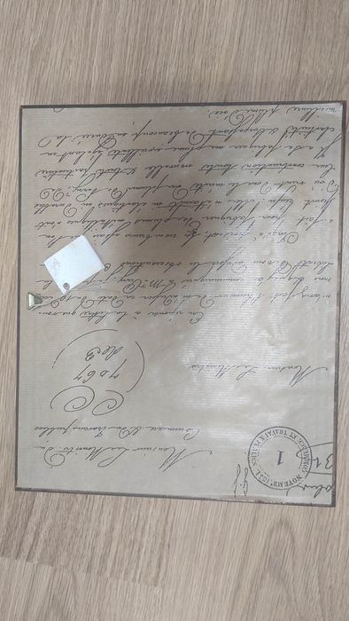 Quadro decorativo caneta antiga e pontas