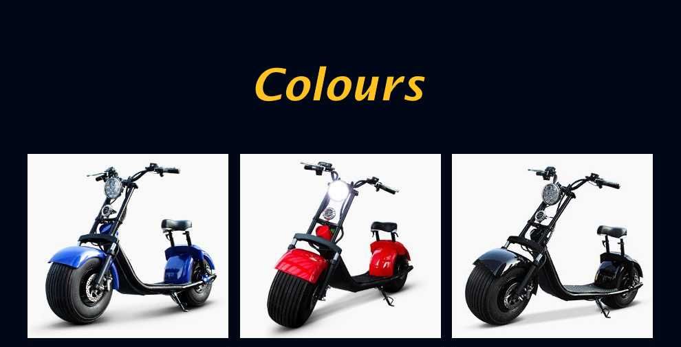 НОВІ Скутери! CityCoco Smart City 2 (60V/20A) 2000W ~45кмч. 2026 року.