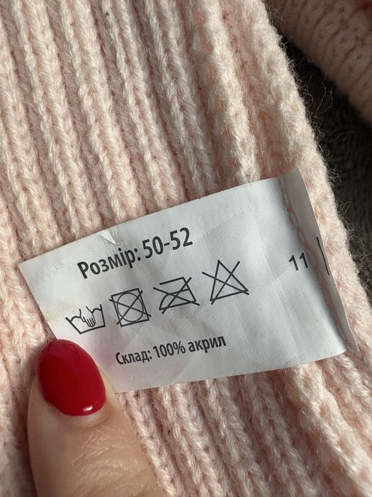 Шапка та шарф демісезонний для дівчинки