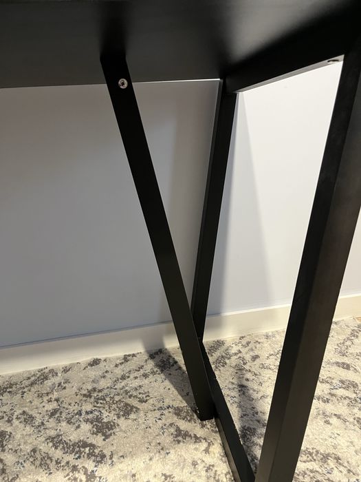 Biurko czarne 120x60x75